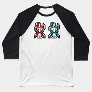 Jesters Of The Moon: Zorn And Thorn Pixel Art Baseball T-Shirt